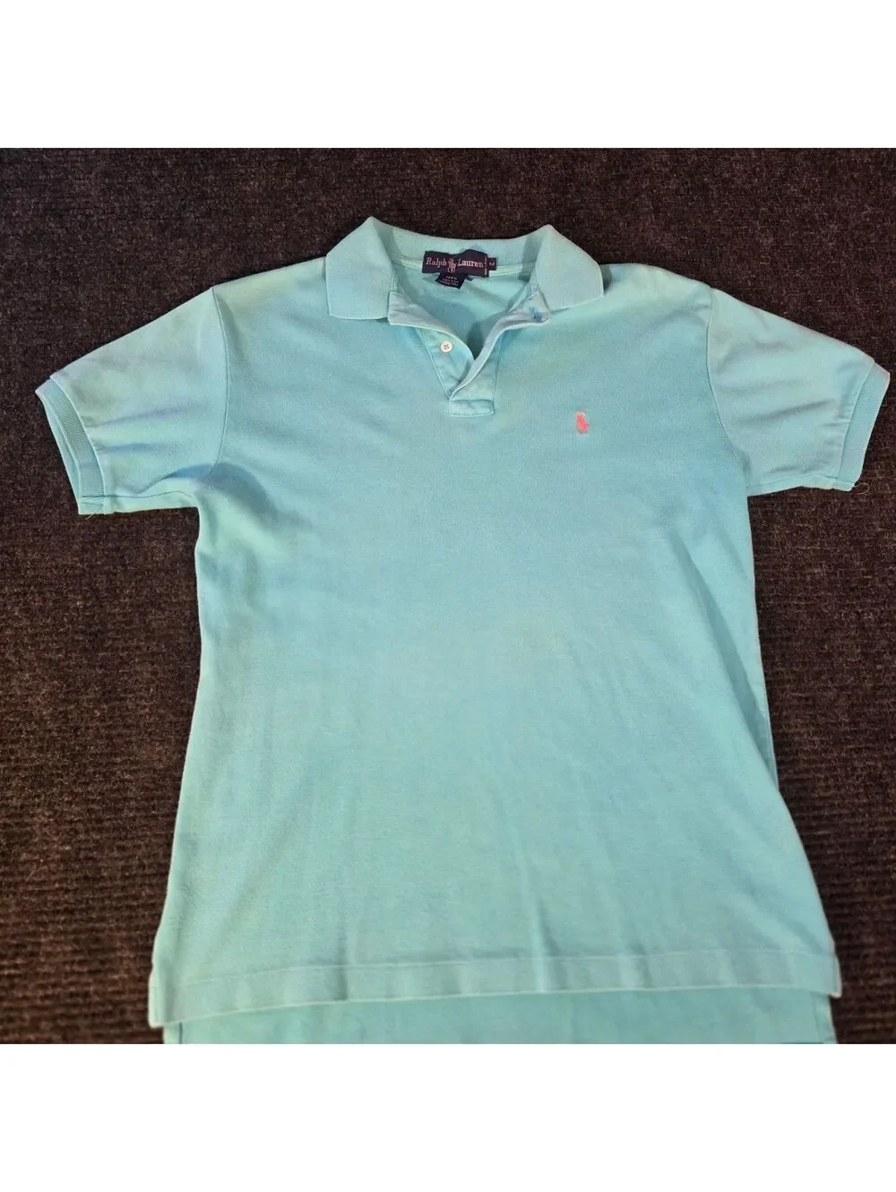 Ralph Lauren Classic Fit Polo Shirt in Light Blue, Size M